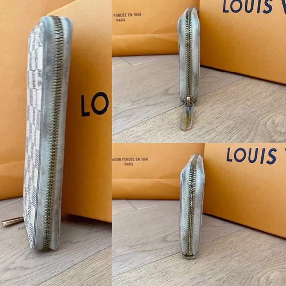 ♥️ZIPPY WALLET♥️ Auth LV Damier Azur Zippy Wallet! - Picture 4 of 9